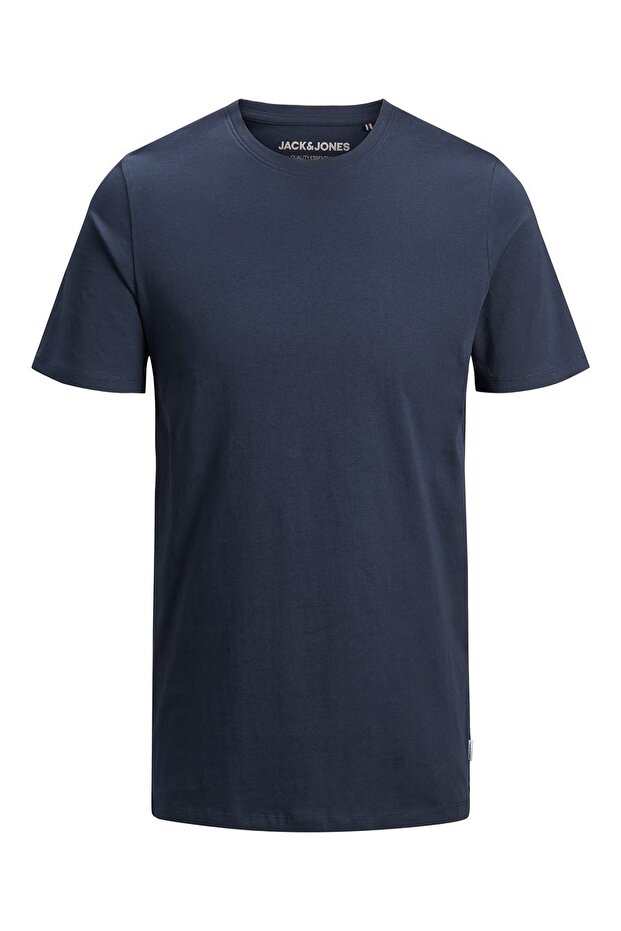 JJEORGANIC BASIC TEE SS O-NECK NOOS كحلي - 7