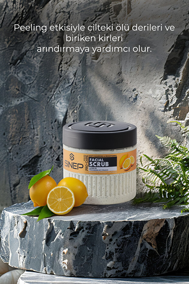 Pro-Care Scrub Aydınlatıcı ve Temizleyici Yüz Peelingi 400 ml Limon - 3