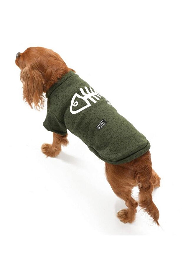 Small and Medium Breed Dog Sweater - Lalit Green