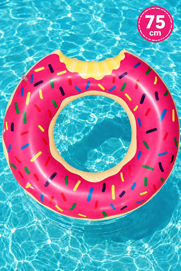 75 cm Inflatable Donut Bagel - Sea Inflatable Donut - Bagel Donut Inflatable