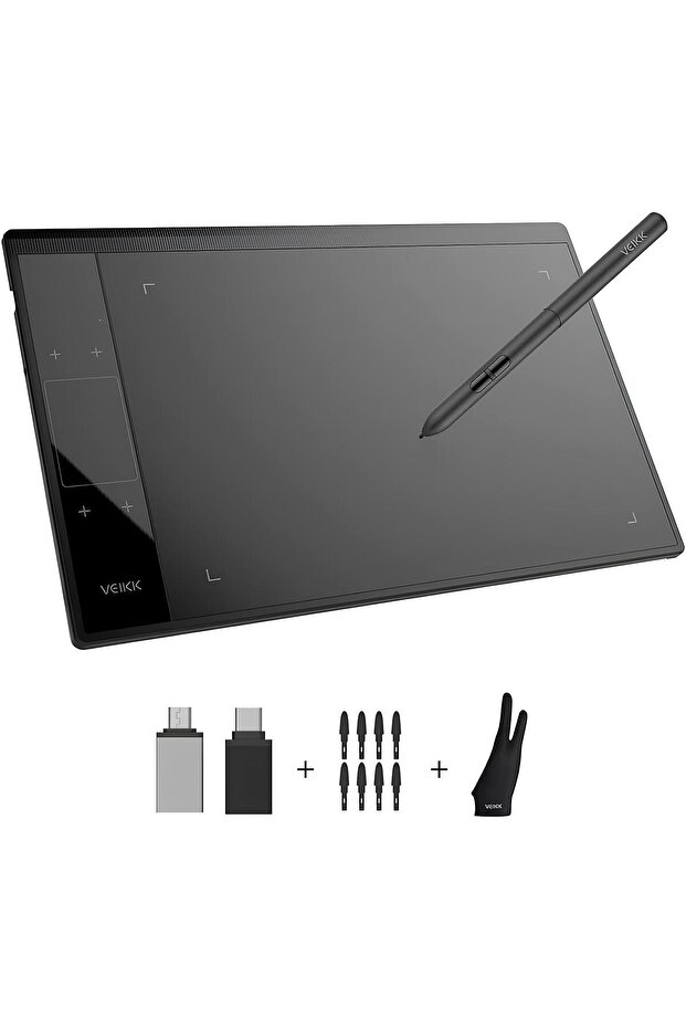 A30 V3 10x6" 16384 Yüksek Basınçlı Profesyonel 5080 LPI Grafik Tablet + Kalem - 1
