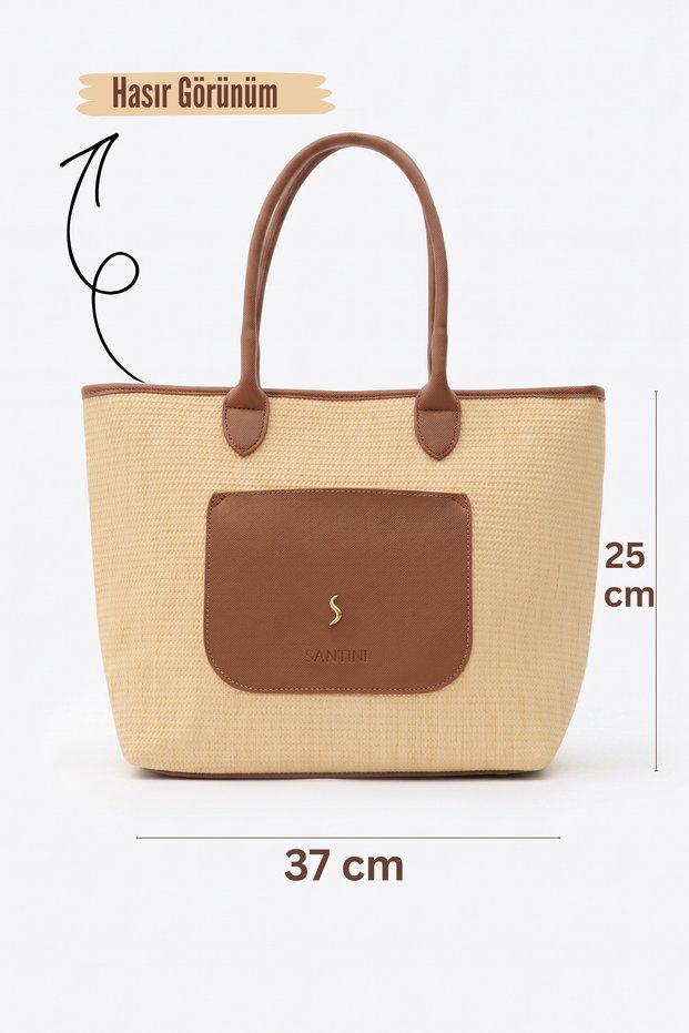 Women's Handbag Shoulder Bag Straw Bag Handbag Daily Large Size Summer Tote Bag – Aveline Tote