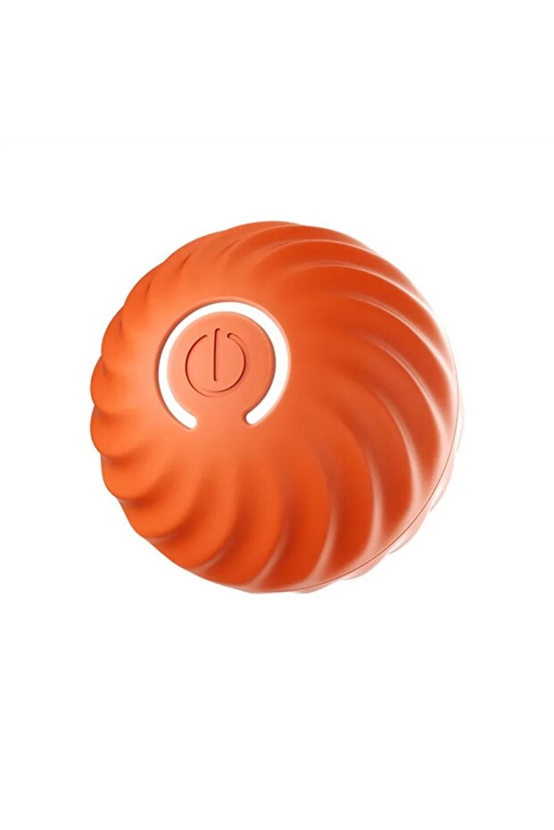 Orange Dog Toy Ball Automatic Moving Bouncing Rolling Ball USB Smart Puppy Interactive Dog Chew Toy
