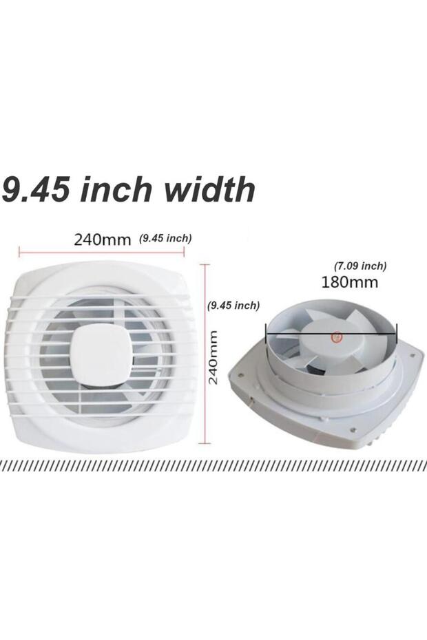 EU 220 V 180mm hole size 220V 4/6/7inch 110/150/180mm silence Ventilating Strong Exhaust Extractor F