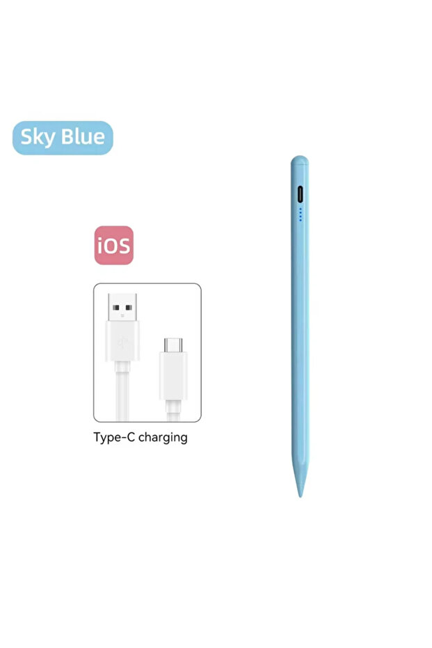 Blue Gradie Stylus Pen For Apple Pencil with LED Power Palm Rejection Touch Pencil for 2022 2021 202