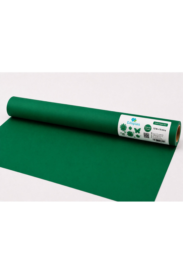 Eduplan Poster Paper Roll 1218x15M EMERALD - GREEN