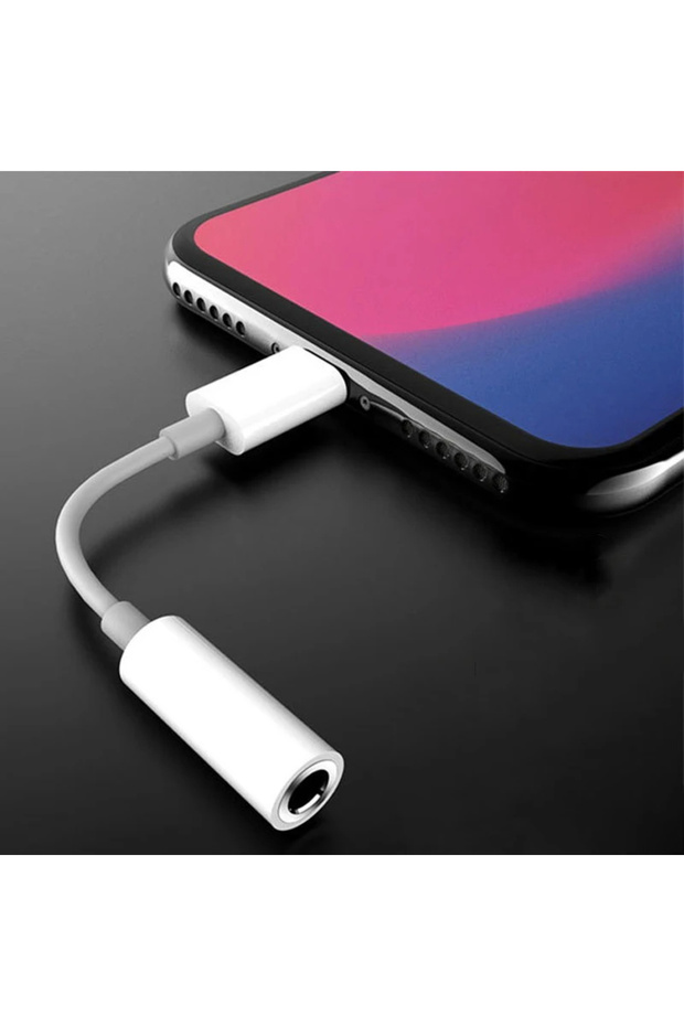WHITE 3.5 mm Audio Cable For Lighting Headphone Adapter for IPhone 11 12 13 14 Pro Max 12Mini SE 202