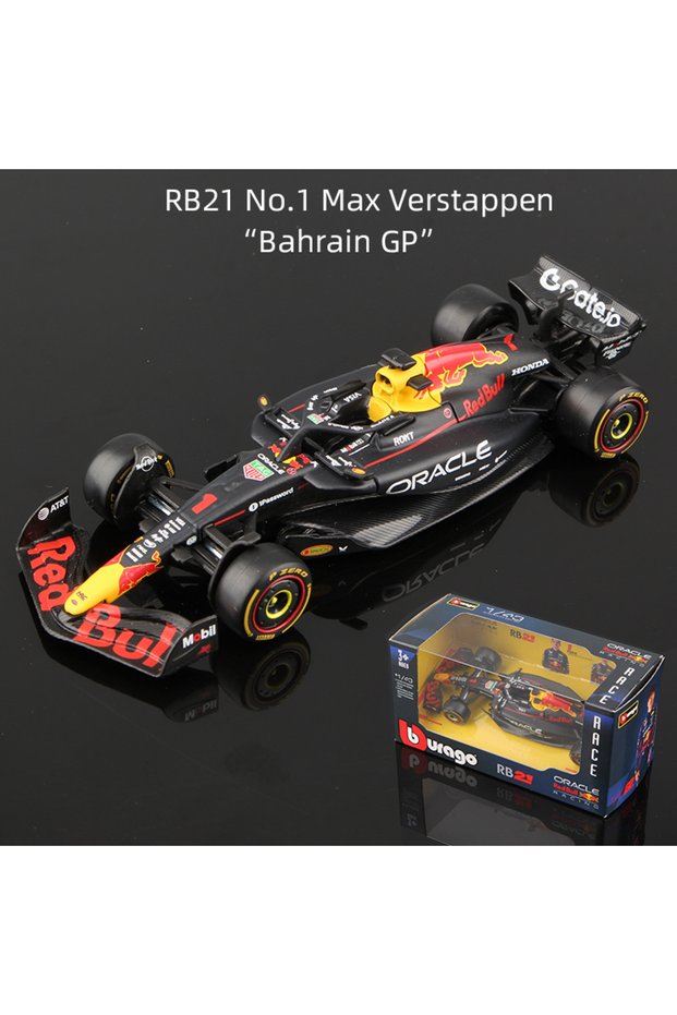 1-VER-Bahrain Bburago 1:43 F1 Alloy Car Model 2025 Season Formula Racing Die Cast Toy SF25 RB21 W16