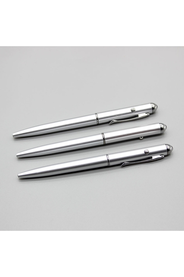 3Pcs 2-in-1 Invisible Ink Pen with LED UV Light Ballpoint Pen Creative UV Light Money Detector Pen U