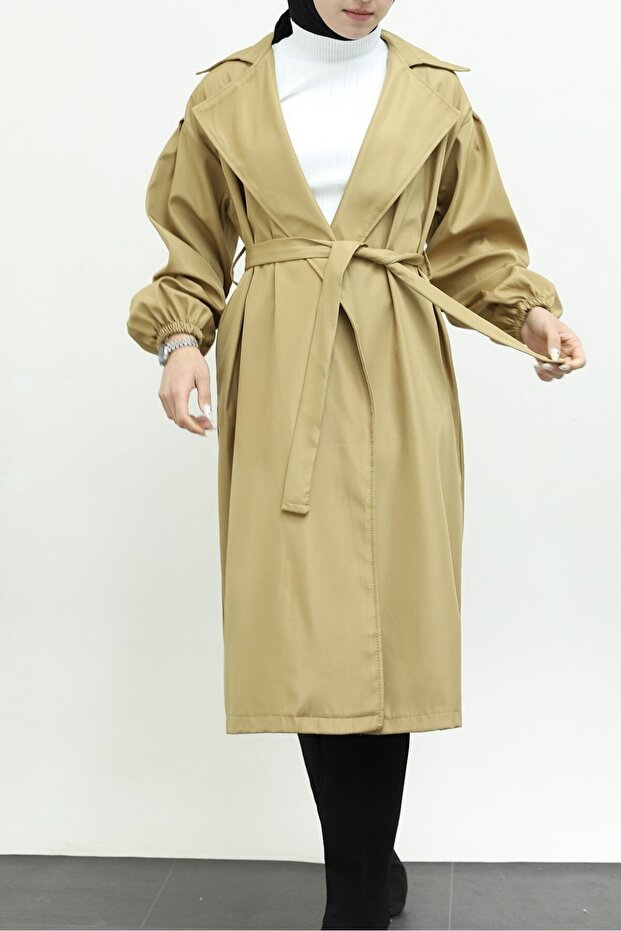 Buttonless Belted Standard Bonding Cap -Caramel