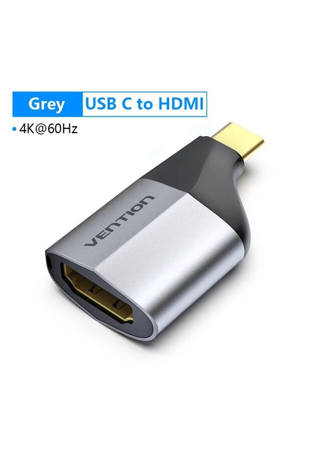 محول HDMI 2.0 بدقة 4K من النوع C إلى HDMI، كابل USB من النوع C إلى HDMI 2.0 من Vention، محول بدقة 4K