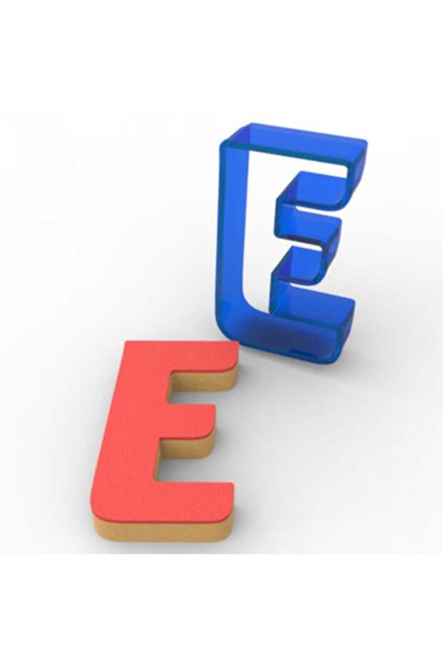 قالب كوكي حرف E