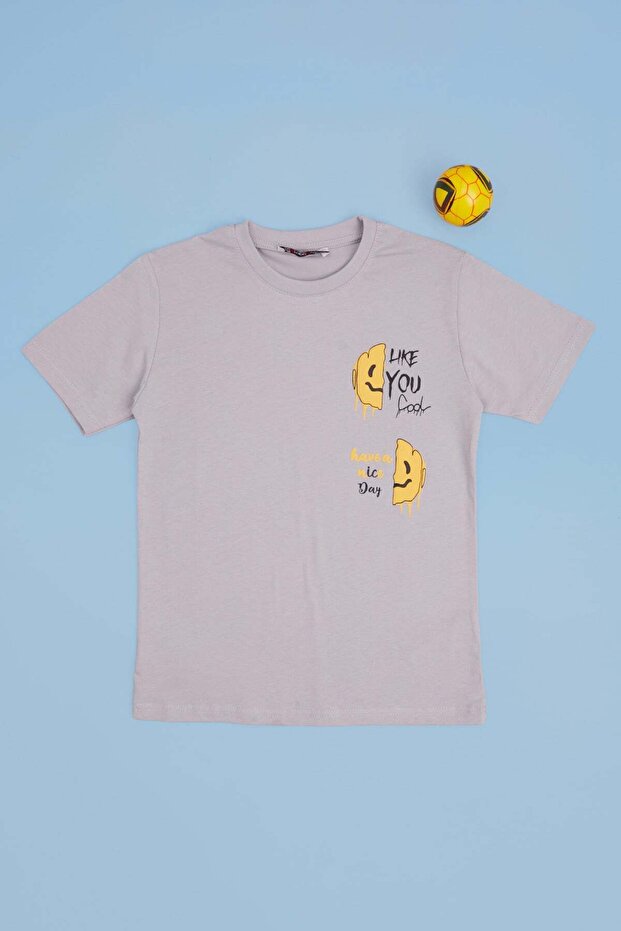 Like You Cool Text Printed Boy's T-Shirt