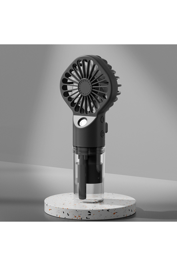 3 New Fan Mini Handheld Mist Fan Portable USB Rechargeable Handheld 3 Speeds Powerful Fan Outdoor P.