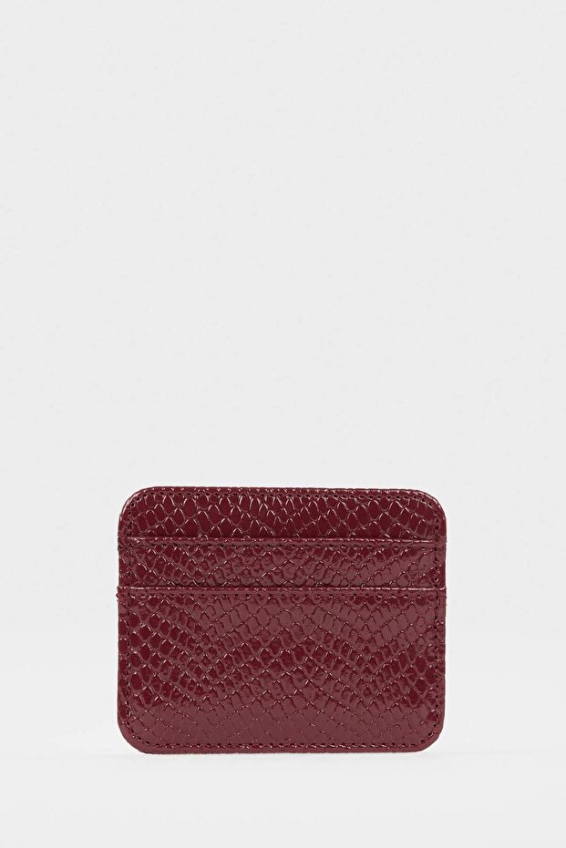Women's Faux Leather Card Holder G8232Axns