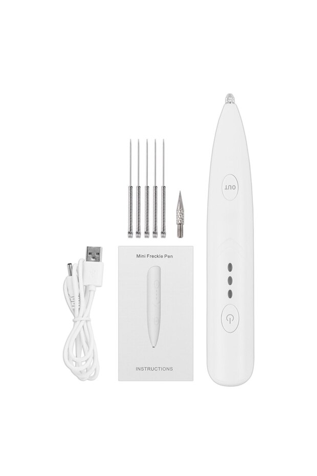 With 5 Pcs Sale Plasma Salon Pen Black Dots Vacuum Cleaner Laser Freckle Removal Machine Skin Mole D