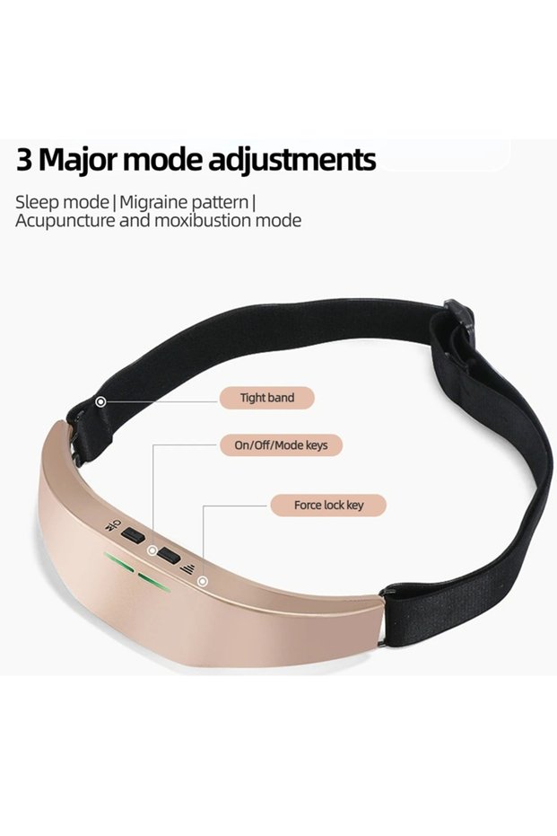 Head Massager Smart Electric Head Massager Sleep Monitor Insomnia Migraine Relief Massage Release wi