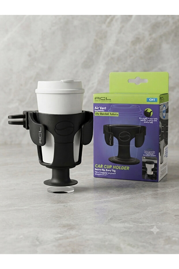 Aura Akse In-Car Vent Compatible Universal Cup Holder and Beverage Stabilizer