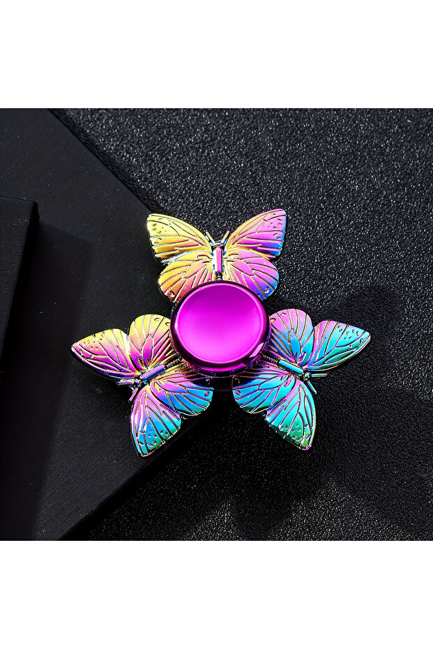 Butterfly fidget spi Butterfly Fidget Spinner Toy for Kids – Durable Metal Sensory Finger Spinner fo