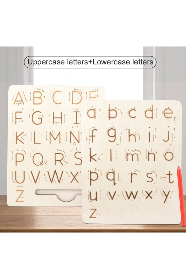 A Letter Style Children's Wooden Educational Toys Montessori Early Learning Word Spelling Letter Gro