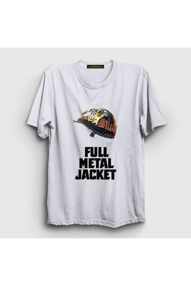 Unisex White Movie Cinema Full Metal Jacket T-Shirt 577643Tt