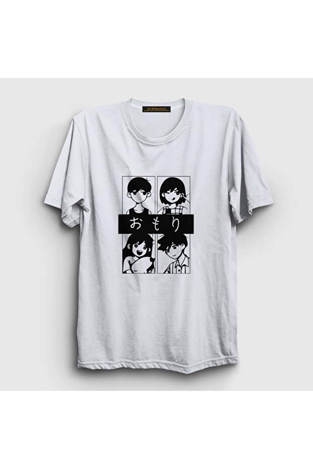 Unisex White Game Omori Kel Aubrey Hero T-Shirt 481310Tt