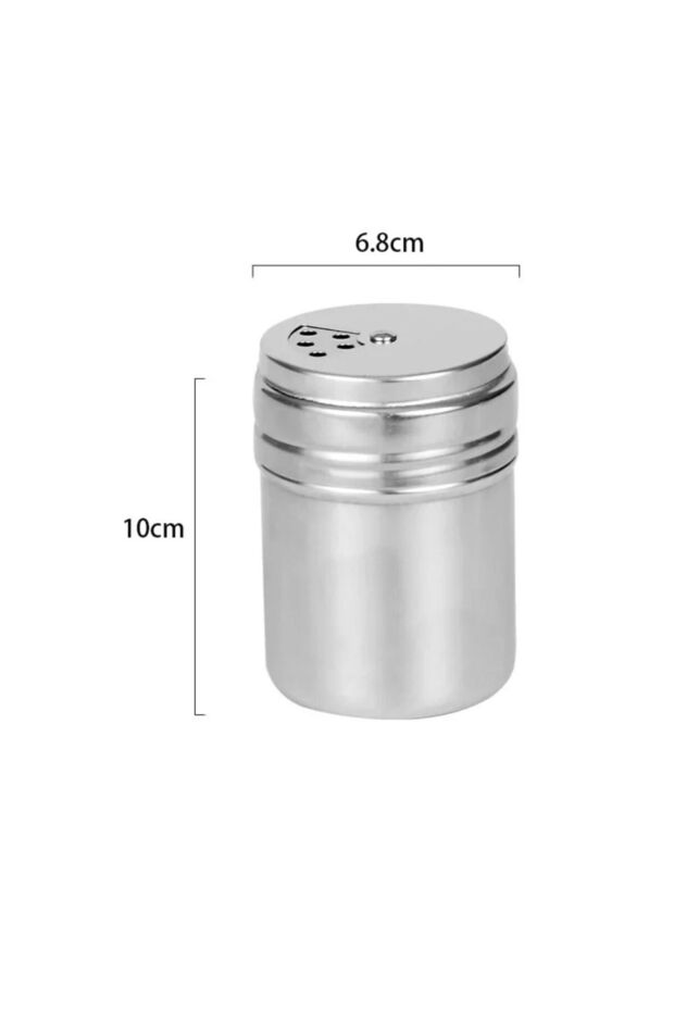 L-Multi-purpose Multi-purpose Stainless Steel Seasoning Jar Salt Sugar Bottle Rotating Cover Kitchen
