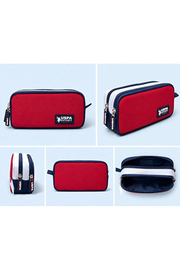 Uspa Sport Two Compartment Pencil Bag