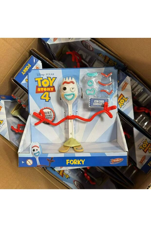 Hasbro IN BOX Forky 18CM Toy Story5 Original Disney Forky Woody Buzz Interchangeable Toy Action Figu