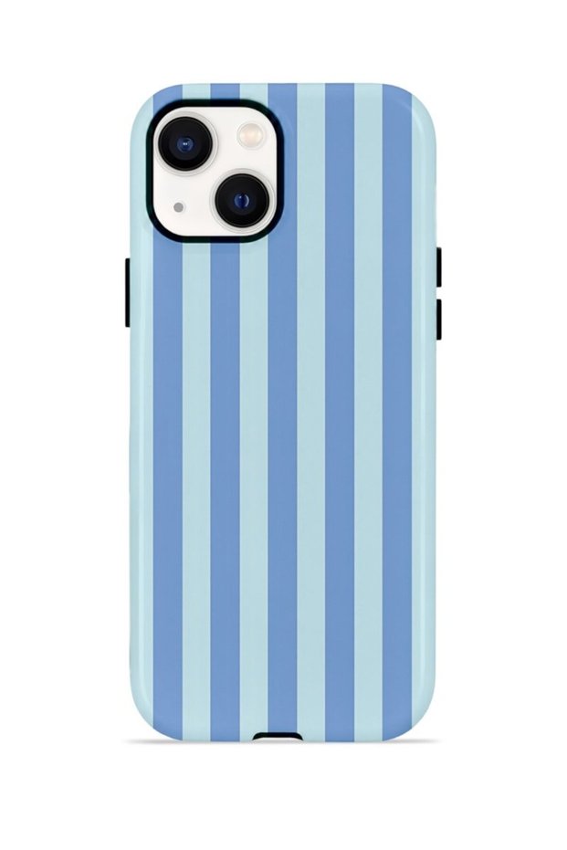 iPhone 14 Plus Vorian Double Layer Case Blue Gelato Stripe