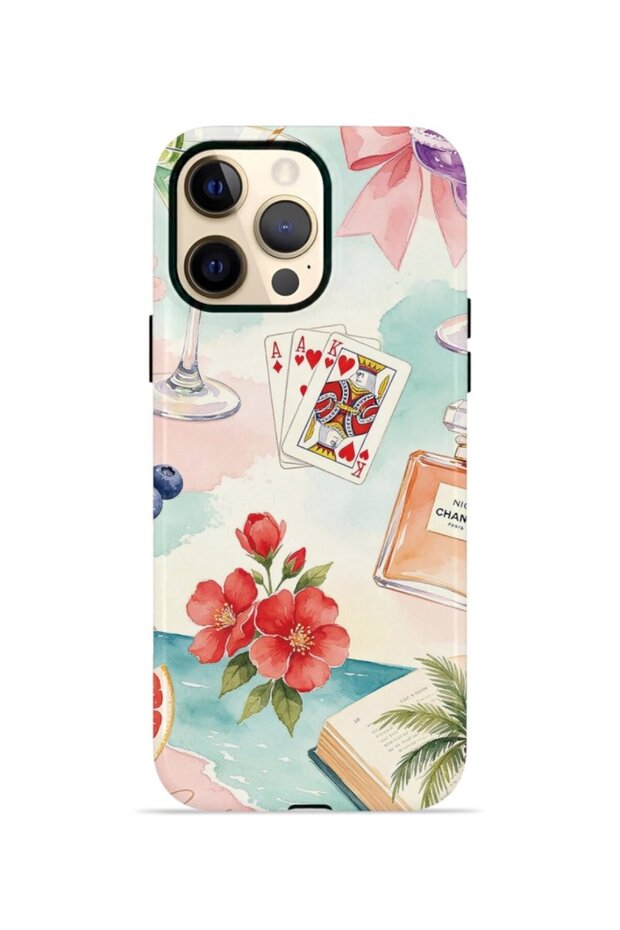 iPhone 12 Pro Vorian Double Layer Case Mediterranean Holiday Collage
