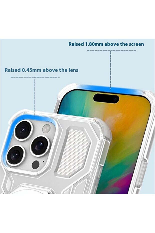 iPhone 16 Pro Case, Carbon Shield PRO, shockproof, white - 4