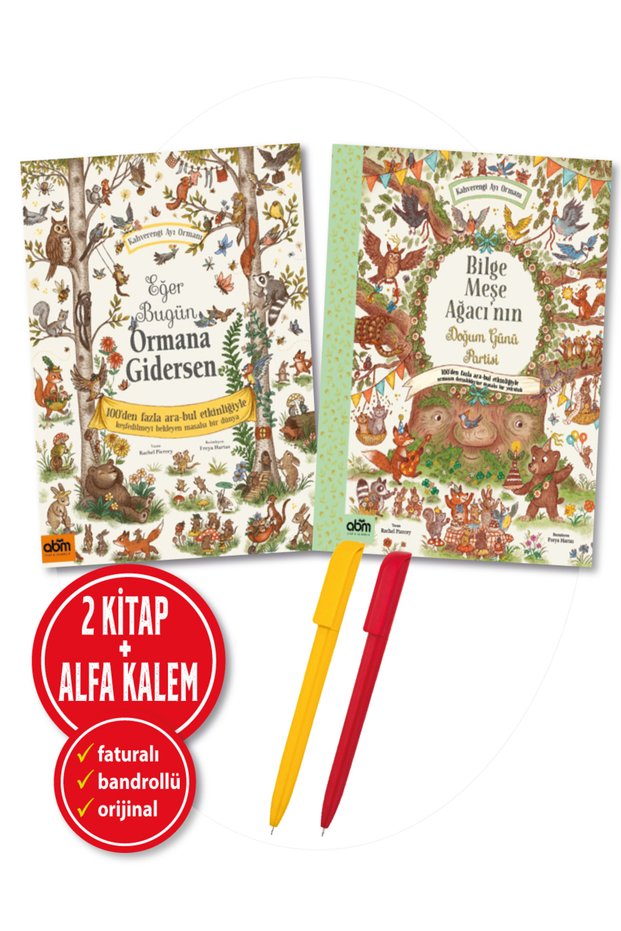Alfa Kalem+(Rachel Piercey)Bilge Meşe Ağacının Doğum(Ciltli)+Eğer Bugün Ormana Gider(Ciltli)2 Kitap