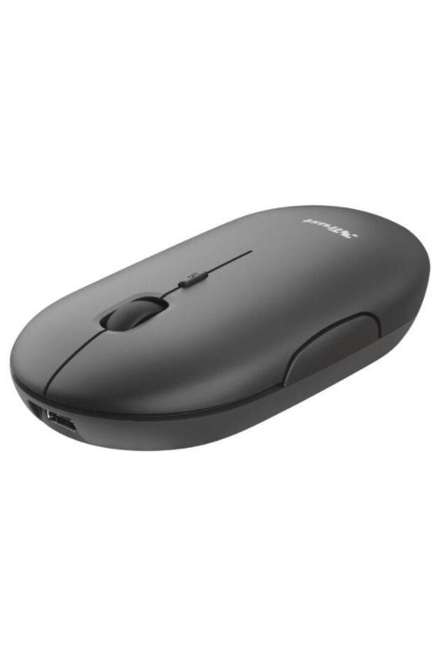 Mouse Wireless Puck, Reincarcabil (Negru)