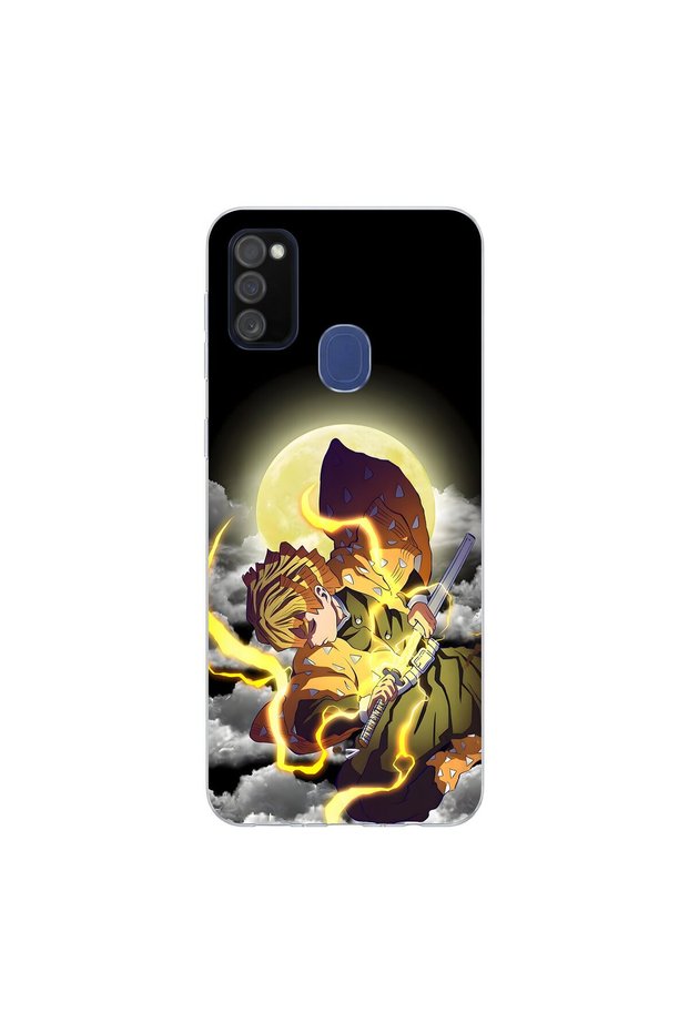Samsung Galaxy M30S Compatible Anime 4/2 Design Transparent Case
