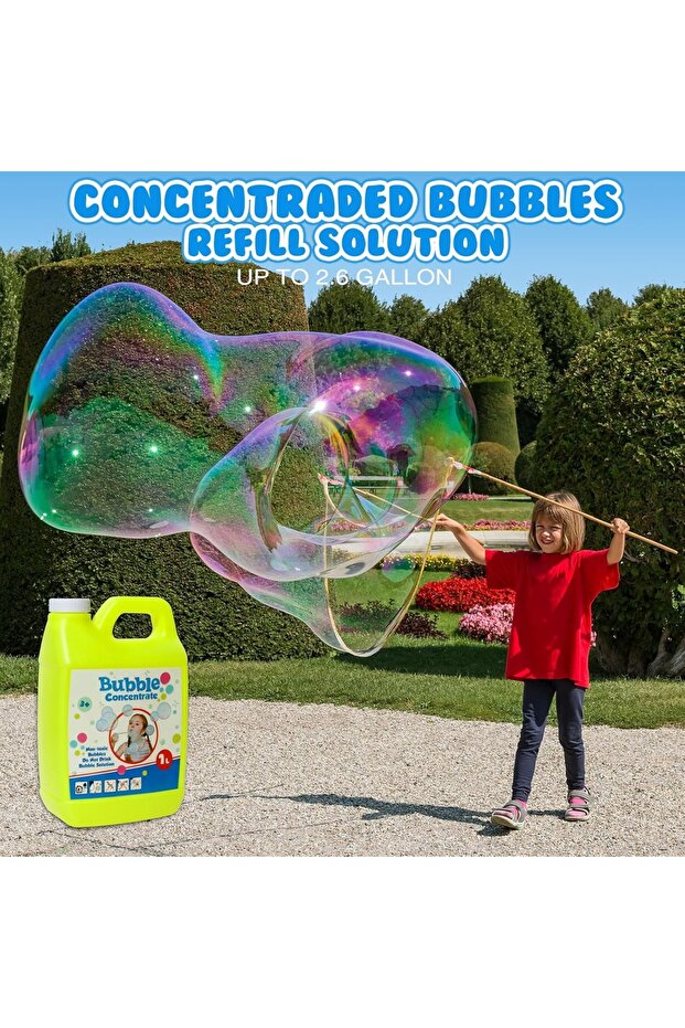 Concentrated liquid solution for soap bubbles, concentration 1:10, 1L - 2