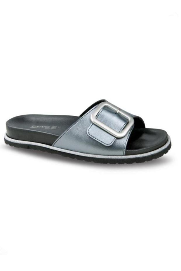 9988-12 Women's Buckle Glitter Slippers