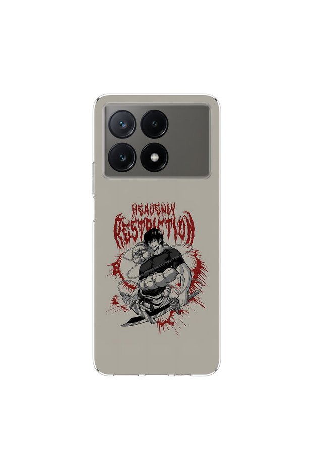 Poco X6 Pro Compatible Anime 8/2 Design Transparent Case