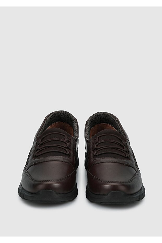 Pantofi de damă din piele maro - 3