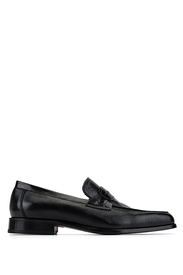 Men's Genuine Leather Black Classic Shoes