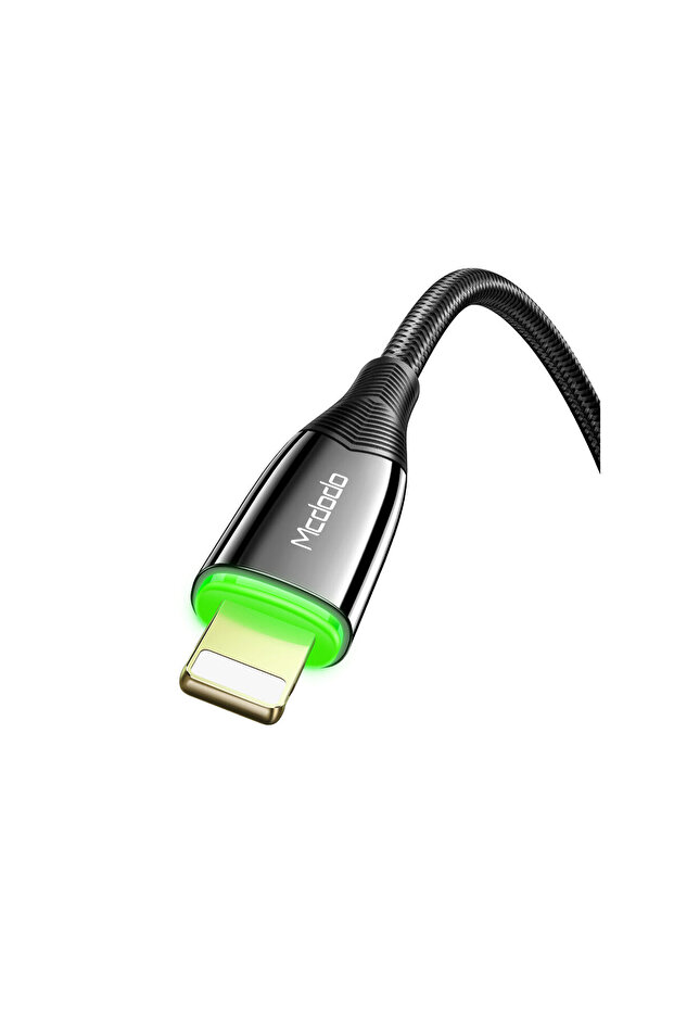 Cablu Lightning Seria Shark Negru - 3