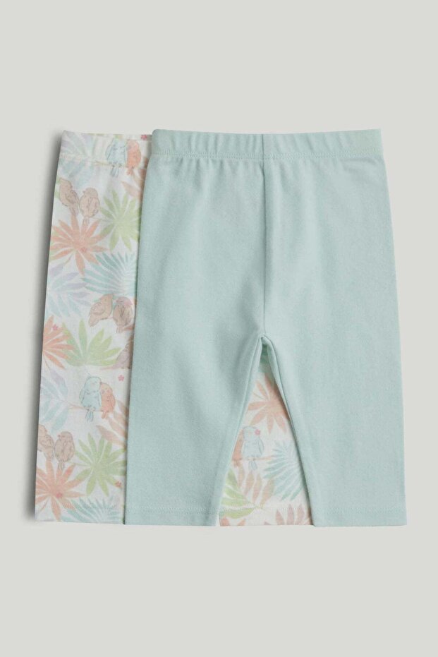 2 Pack Tropical Leggings