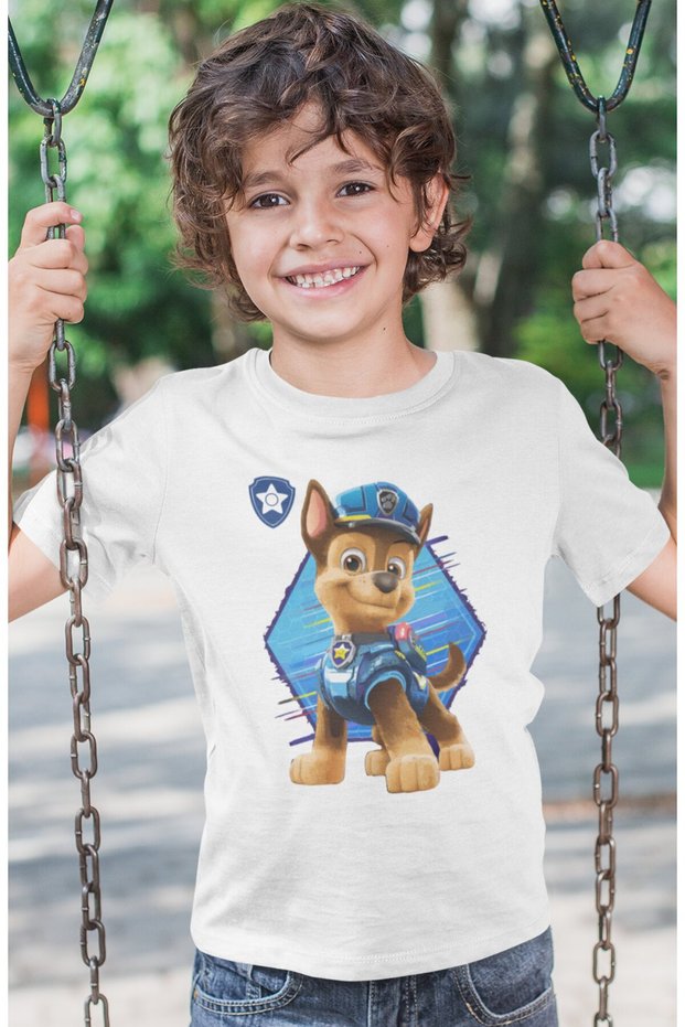 Paw Petrol Printed Unisex Cartoon Kids T-Shirt (1-12 Years)