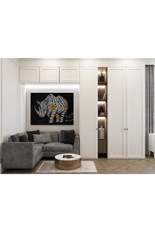 Tablou Canvas - Rinocer - 2