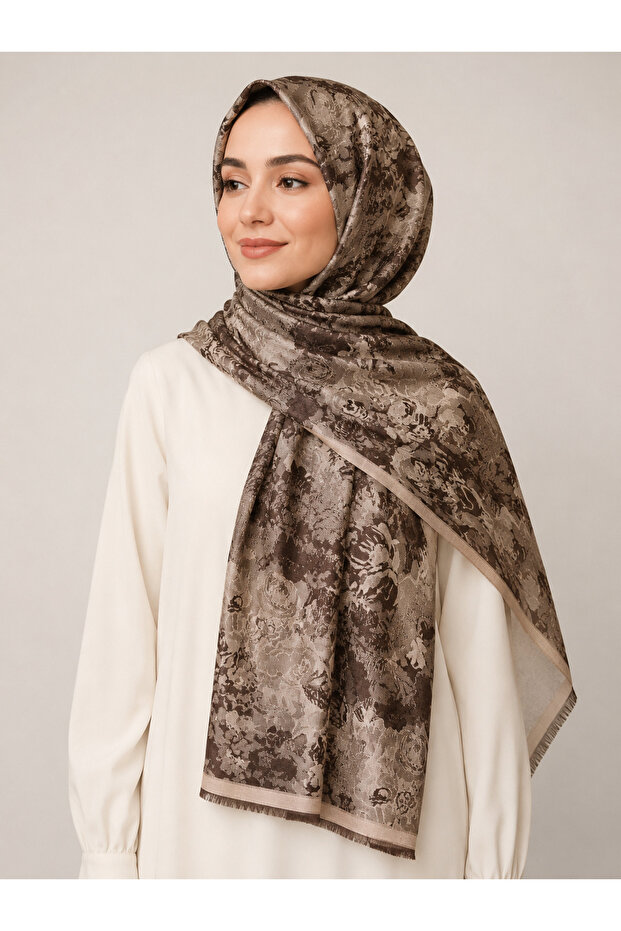 Patterned Hijab Shawl