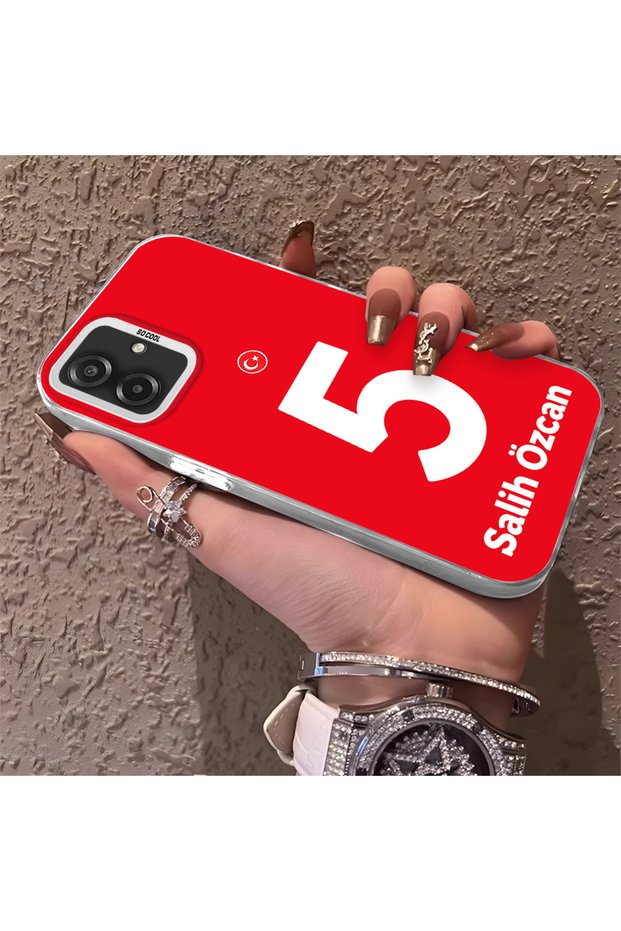 Silicone Edge Hard Back Phone Case Compatible with Samsung Galaxy A07 Salih Özcan