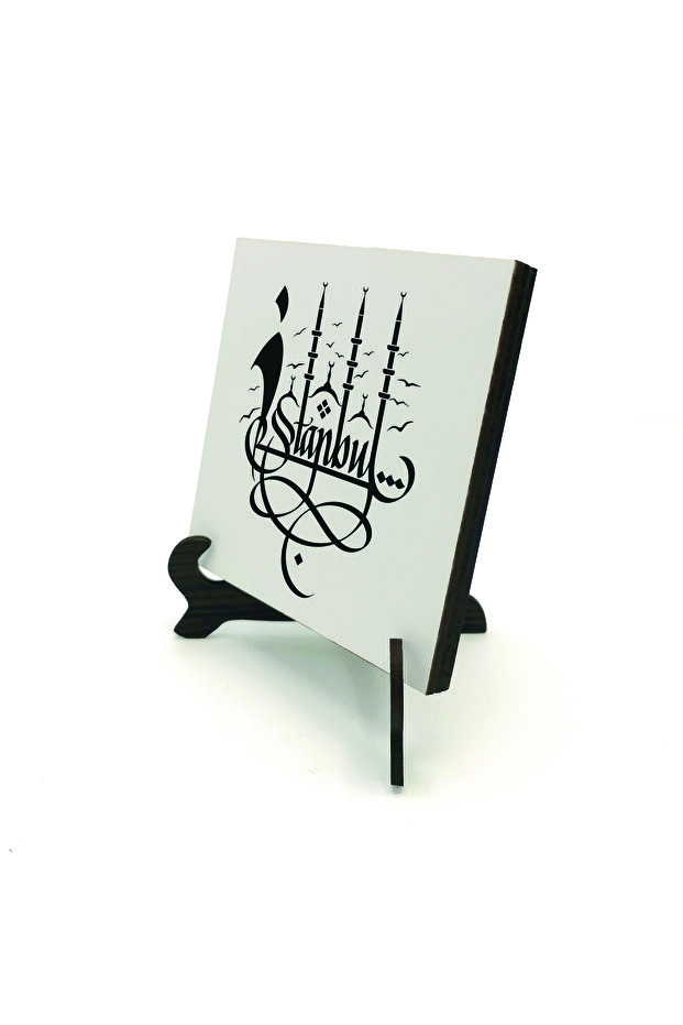 طاولة مكتبية من خشب MDF مطبوع عليها تصميم إسطنبول 10x10 KH-217