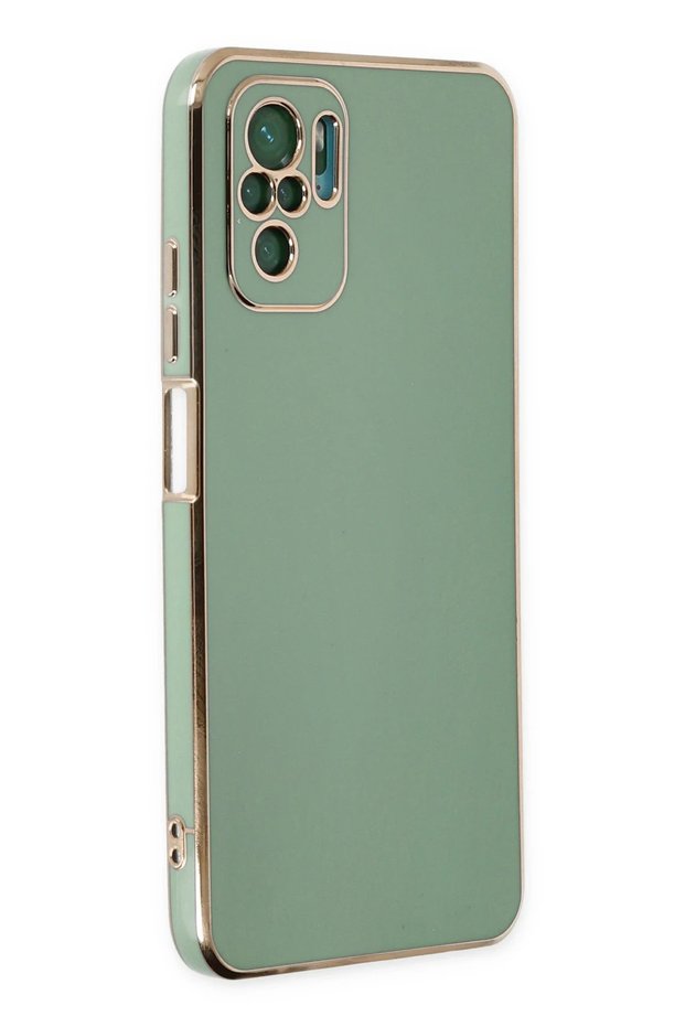 Ilkeshop New Redmi Note 10 Case Volet Silicone - (01117) Green