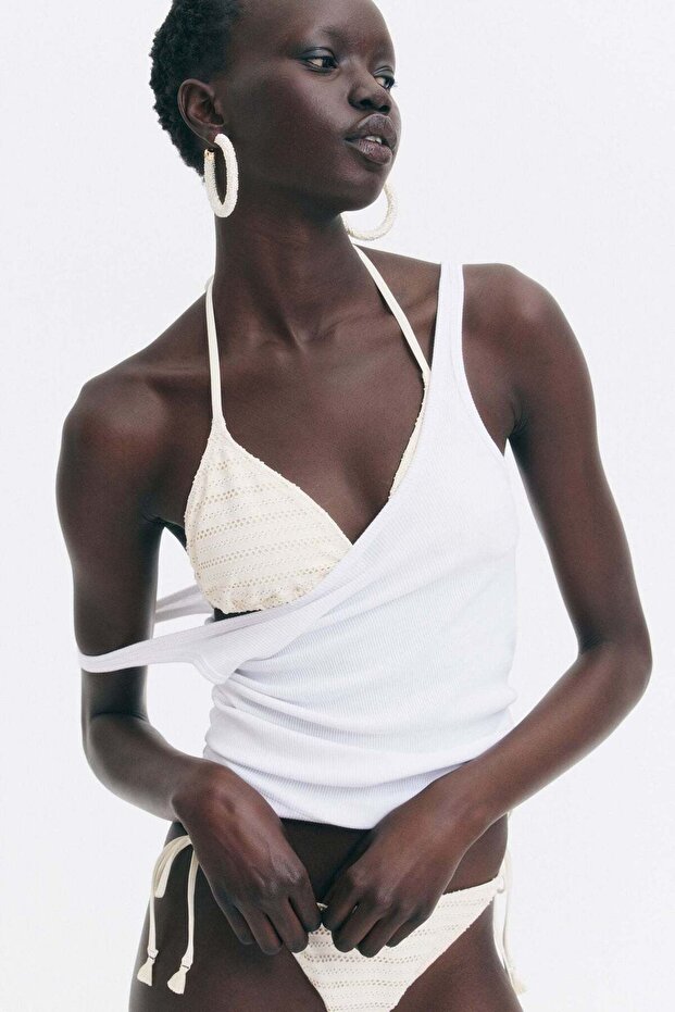 Padded triangle bikini top