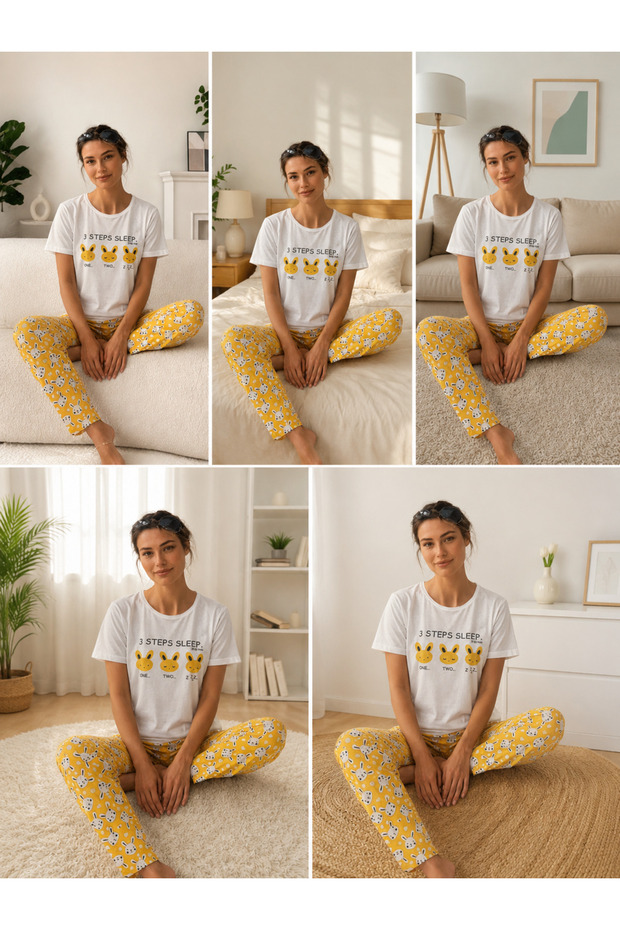 Women's Pajama Set 3 Steps Sleep